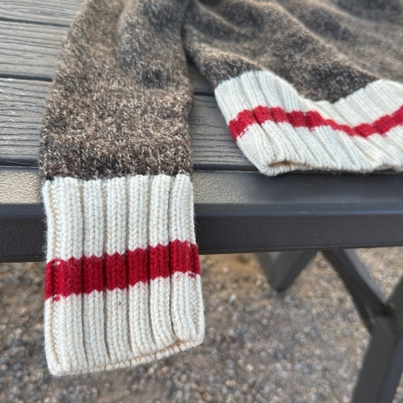 Gant By Michael Bastian 2011 Sock Monkey 100% Lambs Wool Half Zip Sweater Size M - Picture 8 of 12